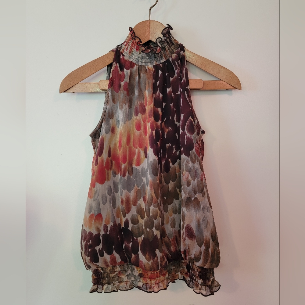 Iz Byer Multicolor Sleeveless Blouse
